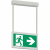 GuideLed 20m Ceiling with canopy and tube suspension 0.5m - Exit sign