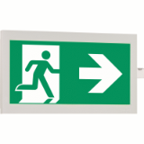 GuideLed 20m wall recessed - Self-contained exit sign