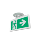 RoundTech Medium Recessed EC - Self-contained exit sign